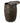 RTS Home Accents Polyethylene Premium Flat Back Rain Barrel with Removable Lid, 55 Gallon, Walnut