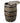 RTS Home Accents Polyethylene Premium Flat Back Rain Barrel with Removable Lid, 55 Gallon, Woodgrain with Black Stripes